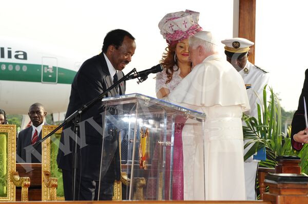 Benoît XVI — Accueil officiel