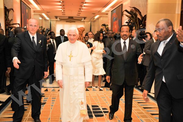 Benoît XVI reçu en audience par le Président